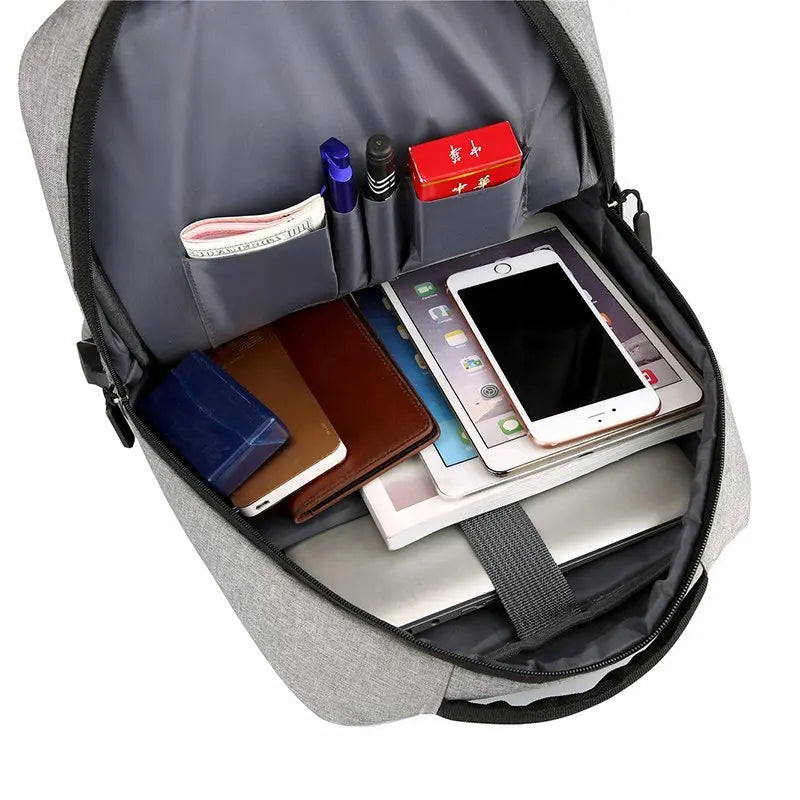 Polyester Backpack for 15.6in Laptop, College Students School Bags
