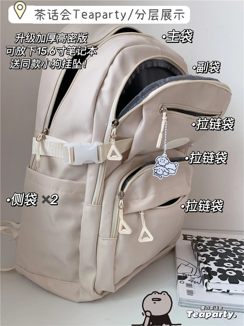 Polyester Waterproof Bag Large Capacity Travelling Bag Girl Casual Bag Teenagers