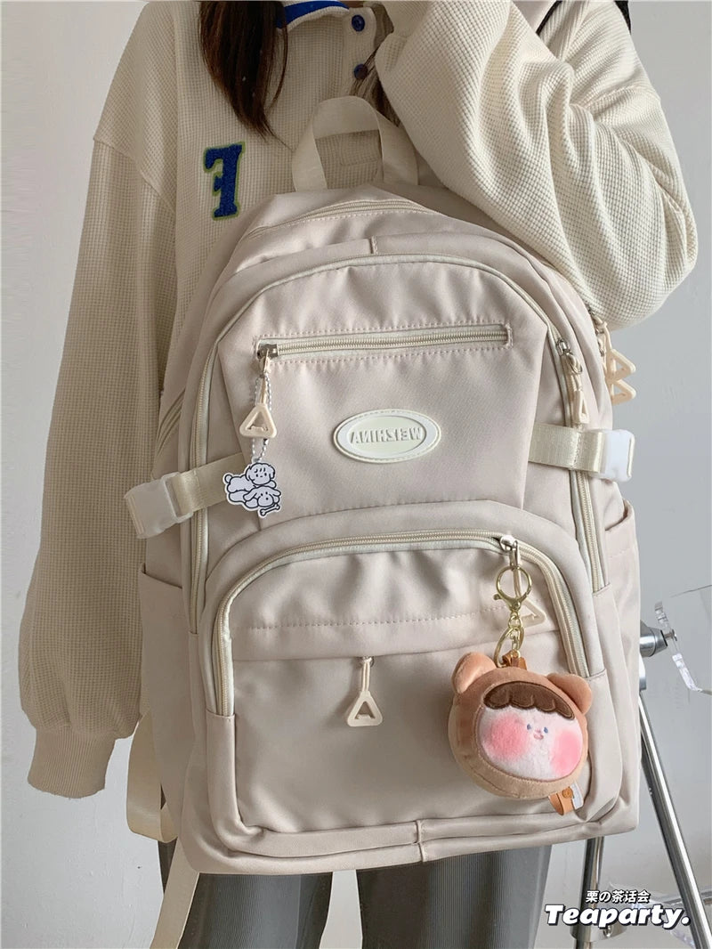 Polyester Waterproof Bag Large Capacity Travelling Bag Girl Casual Bag Teenagers