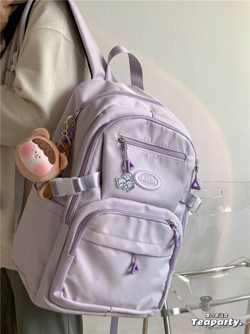 Polyester Waterproof Bag Large Capacity Travelling Bag Girl Casual Bag Teenagers