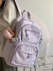 Polyester Waterproof Bag Large Capacity Travelling Bag Girl Casual Bag Teenagers