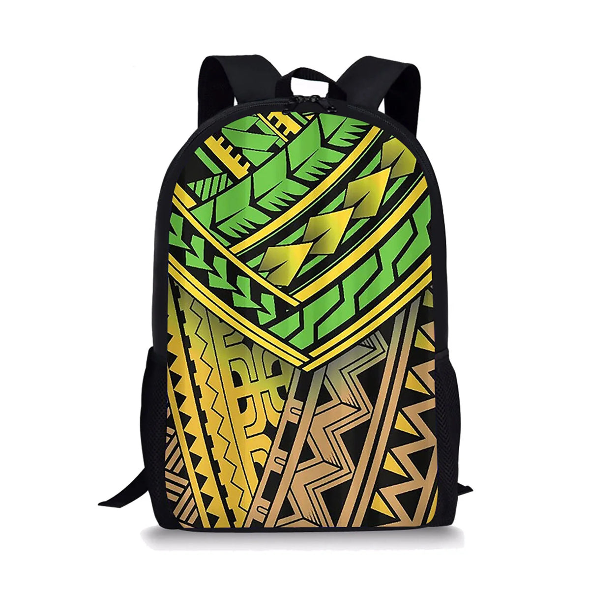 Polynesian Flowers Floral Prints Backpack For Teen Girls