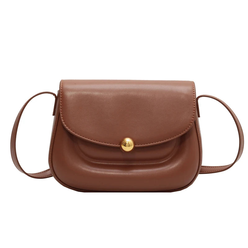 PU Leather Women Shoulder Bag Texture Messenger Handbag