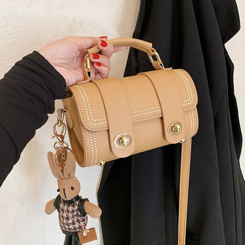 Autumn Winter Shoulder Messenger Handbag Women Small Square Bags All-match