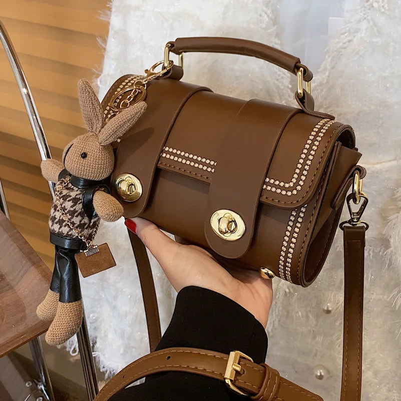 Autumn Winter Shoulder Messenger Handbag Women Small Square Bags All-match