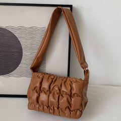 Bubble Women's Shoulder Bag PU Leather Handbags