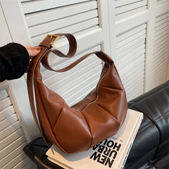 Winter Large Capacity PU Leather Crossbody Bag for Women