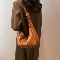 Winter Large Capacity PU Leather Crossbody Bag for Women