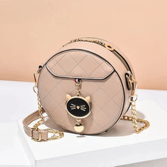 Cat Women Bag Handbags Small Round Bag Crossbody