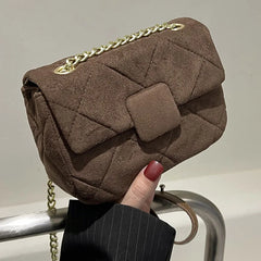 Matte Small Chain Messenger Bag