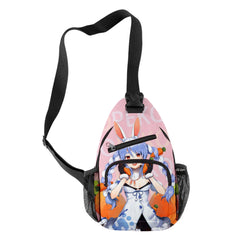 Usada Pekora Crossbody Chest Bag Waterproof Boys/Girls Sports Travel Bag