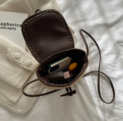 Plush Mobile Phone Bag Female Plush Messenger Bag Zero Wallet Small Square Bag