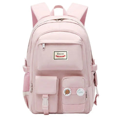 Portable Smooth Zipper Backpack School Bag Storage