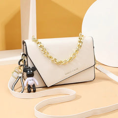 Small Shoulder Bag with Chain for Women