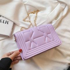 Solid Bag Women Chain Shoulder Messenger Bags All-match Hot