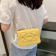 Solid Bag Women Chain Shoulder Messenger Bags All-match Hot