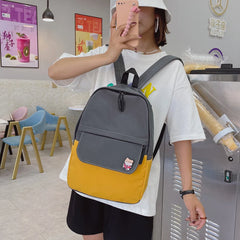 Large Capacity Women's School Backpack Nylon Rucksack
