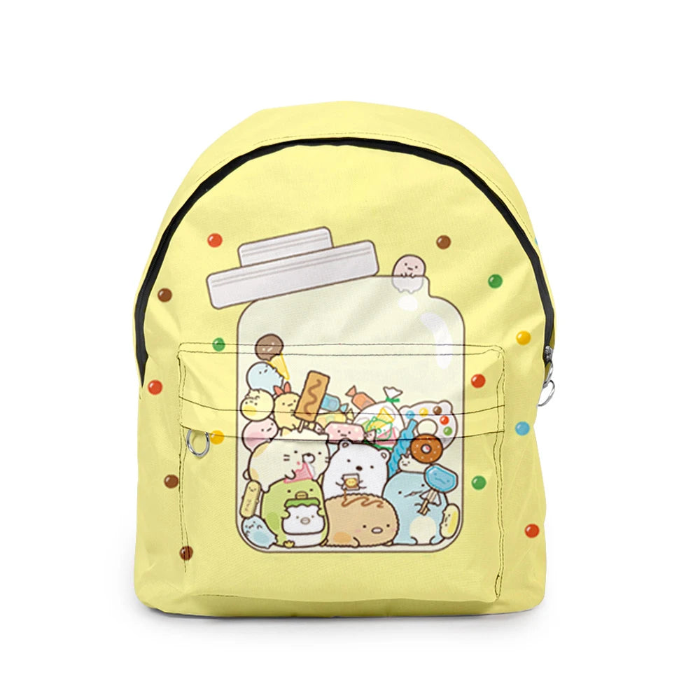 Sumikkogurashi Student Bookbag Waterproof Backpacks