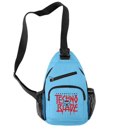 Technoblade 3D Print Crossbody Bag Waterproof Streetwear Shoulder Bag