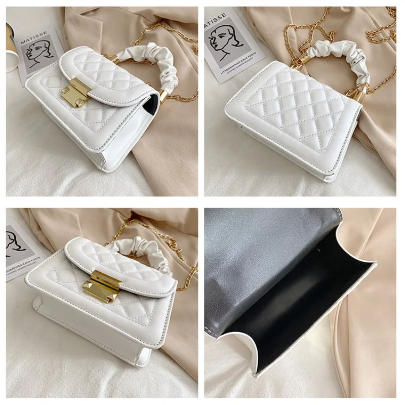 Versatile Ins Ladies Bag Chain Crossbody Handbag Small Square