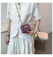 Sequins Crossbody Bags Summer Mini Chain Bags