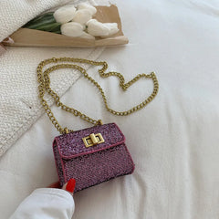 Sequins Crossbody Bags Summer Mini Chain Bags