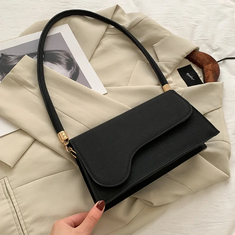 Women Underarm Purses Shoulder Girls Cellphone Handbags Lady Shopping Flap Bags