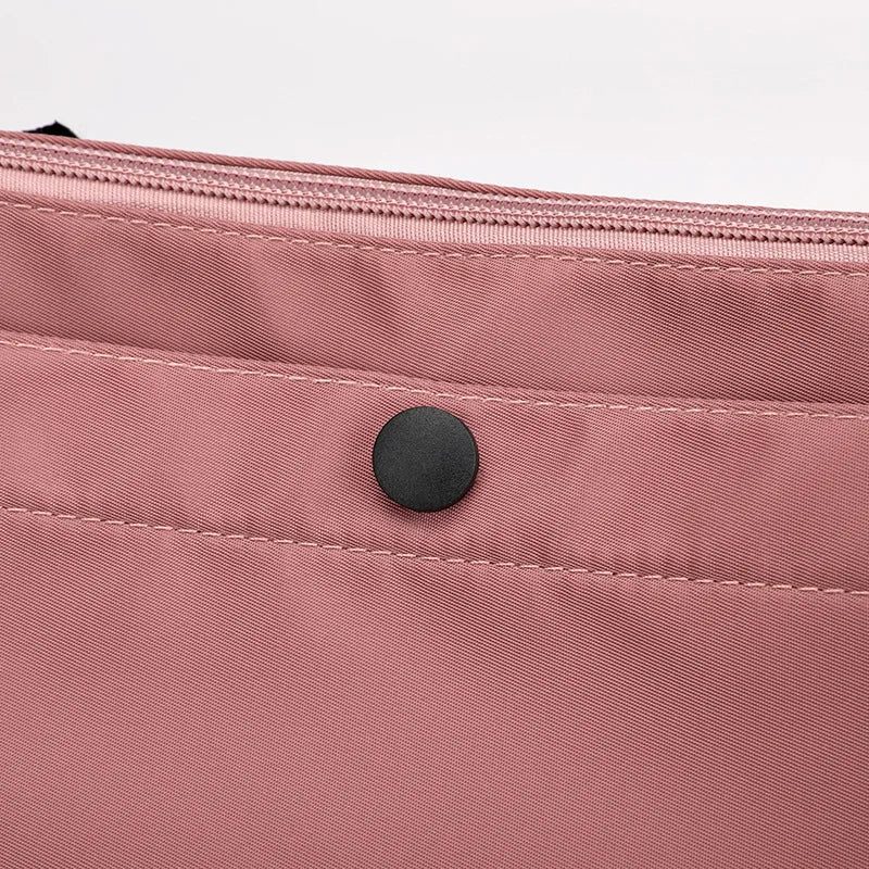 Nylon Hobo Shoulder Bags Casual Solid Make Up Bags
