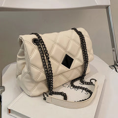Women's Shoulder Bag Rhombus Chain Messenger Bag