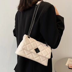Women's Shoulder Bag Rhombus Chain Messenger Bag
