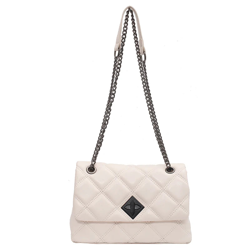Women's Shoulder Bag Rhombus Chain Messenger Bag