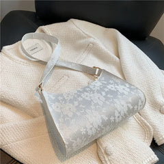 Women Shoulder Bag Lace Jacquard Underarm Retro Casual Stylish