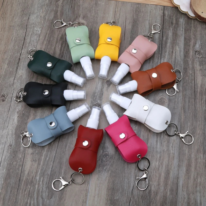 50ml Squeeze Spray Bottle with Keychain Holder