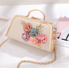 Portable Banquet Women Bag Fowers Dinner Clutch Bag