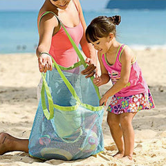 Kids Foldable Beach Bag Mesh Swimming Toy Storage Waterproof Bags