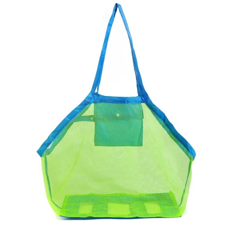 Kids Foldable Beach Bag Mesh Swimming Toy Storage Waterproof Bags