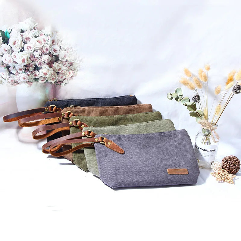 Portable Canvas Large-capacity Wash Bag for Business Trips Men and Women