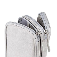 Portable Case for Power Bank Data Cable Organizer Bag