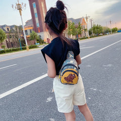 Kids Dinosaur Shoulder Bag Crossbody Phone Pouch