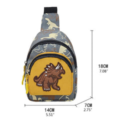 Kids Dinosaur Shoulder Bag Crossbody Phone Pouch