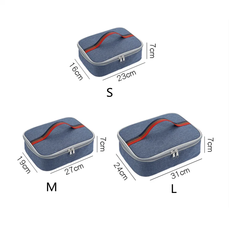 Portable Cooler Bag Ice Pack Lunch Box Insulation Package for Picnic