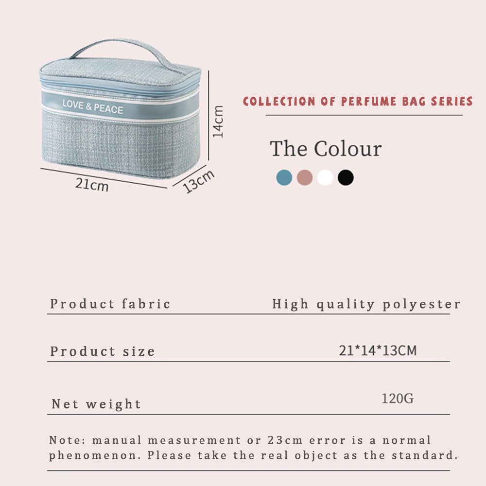 Portable Makeup Storage Bag Large Capacity Travel Toiletry Accessories