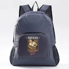Foldable Leopard Pattern Daypack for Outdoor Sports
