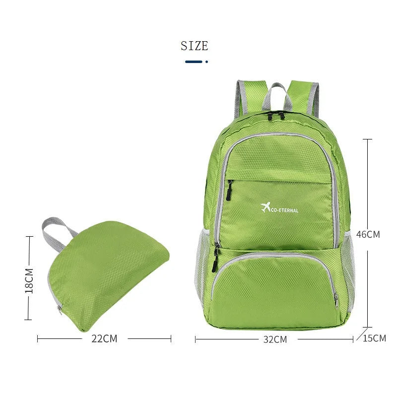 Portable Folding Backpack Men's Outdoor Sports Storage Backpack
