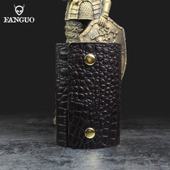 Portable Leather Key Holder Bag Unisex Wallet Cover Mini Key Wallet