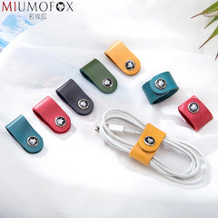 Portable Key Holder Split Leather Keychain Pocket for Car Key