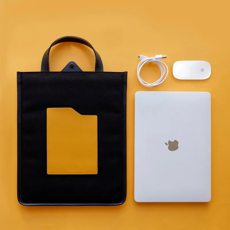 Waterproof Laptop Tablet Bag Briefcase with Document Organizer