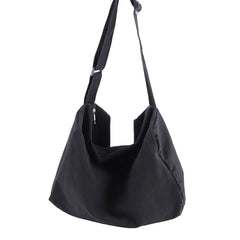 Large Capacity Shoulder Bag Women Solid Color Hobos Messenger Bag