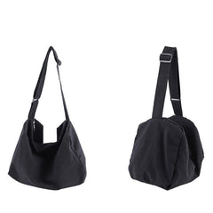 Large Capacity Shoulder Bag Women Solid Color Hobos Messenger Bag