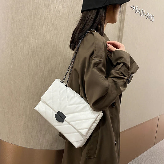 Large Capacity Soft Leather Shoulder Bag for Women